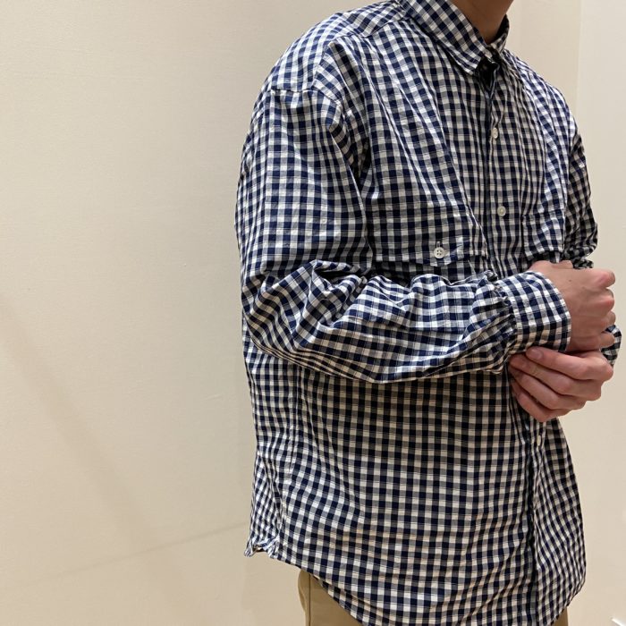 ROLL UP GINGHAM CHECK SHIRT