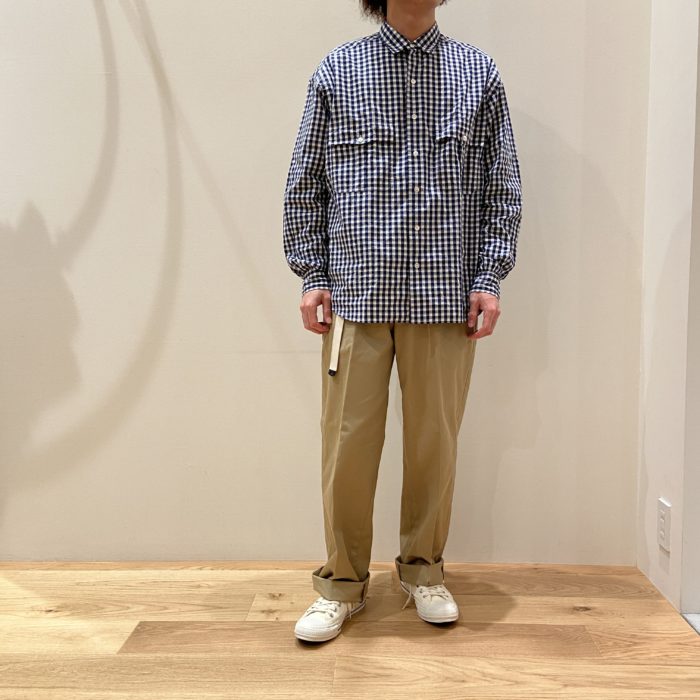 Porter Classic (ポータークラシック) / ROLL UP GINGHAM CHECK SHIRT ...