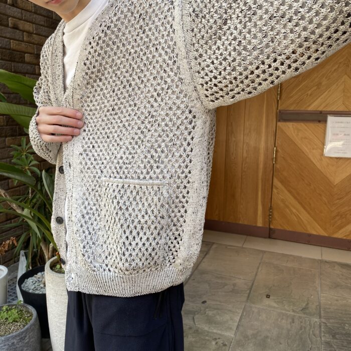 アウトレットモール店 YOKE 22ss meshed knit cardigan - トップス